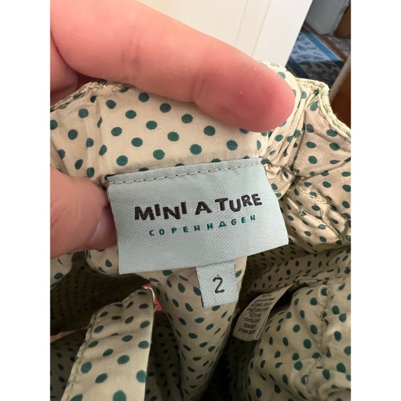 Mini A Ture Copenhagen Seersucker vest, skirt set size 2 - Picture 6 of 6